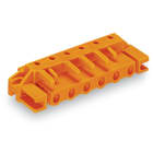 Wago Contact - Connecteur femelle THT 0.6 x 1.0 mm solder pin Coudé, orange