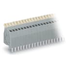 Wago Contact - Barrette à bornes CI pas 2,5 mm 3 pôles avec poussoir/ Gris