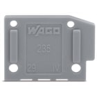 Wago Contact - Plaque d'extrémité / Gris