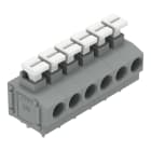 Wago Contact - Borne mod.c.j. 2,5 mm² 6 pôles / Gris