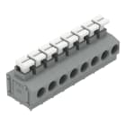 Wago Contact - Borne mod.c.j. 2,5 mm² 8 pôles / Gris