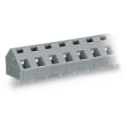Wago Contact - Barrette à bornes CI 7 pôles / 2,5 mm² / Pas 7,5-7,62 mm / Gris