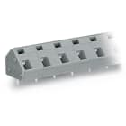 Wago Contact - Barrette à bornes CI 8 pôles / 2,5 mm² / Pas 10-10,16 mm / Gris