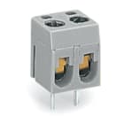 Wago Contact - Borne de raccordement modulaires avec protection 1 pôle pas 10 mm / Gris