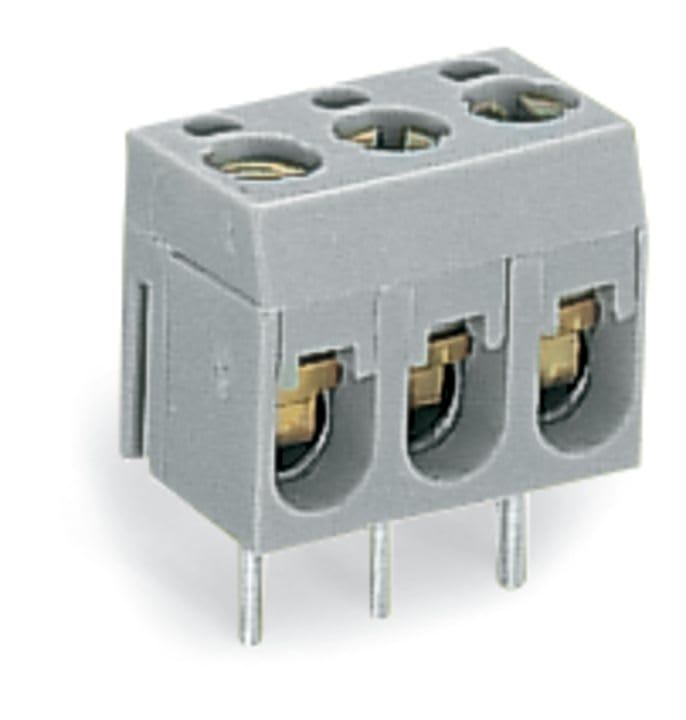 Wago Contact - Borne de raCC 10mm²pol/prot.fil gris