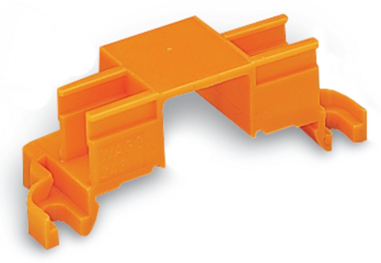 Wago Contact - Adaptateur TS35 ou vis pour borne micro 4 compartiments