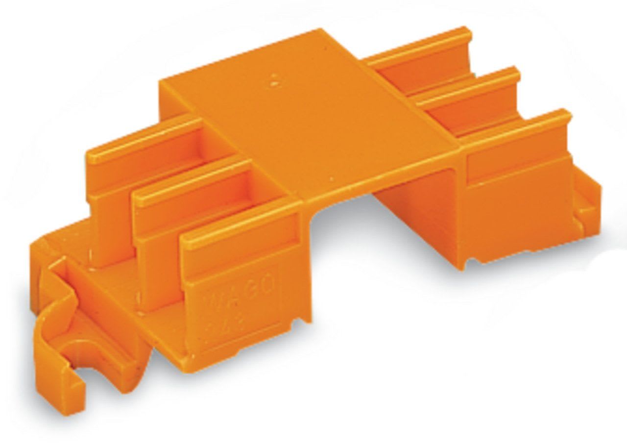 Wago Contact - Adaptateur TS35 ou vis pour borne micro 6 compartiments