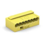 Wago Contact - Borne micro pour boîte de dérivation 8C / Jaune