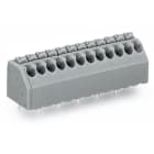 Wago Contact - Barr borne CI 3,5mm 9 p/decal/gris