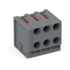 Wago Contact - Connecteur femelle pour 2 conducteurs gris