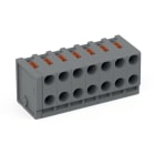 Wago Contact - Connecteur femelle pour 2 conducteurs gris