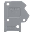 Wago Contact - Plaque d'extrémité / Orange