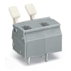 Wago Contact - Borne pour CI poussoir manuel 2,5mm² pas 10/10,16mm 4 pôles, gris