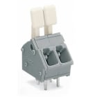 Wago Contact - Borne pour CI poussoir manuel 2,5mm² pas 5/5.08mm 10 pôles, gris
