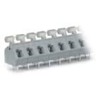 Wago Contact - Borne pour CI Bouton-poussoir 2,5mm² pas 7.5/7.62mm 6 pôles, gris