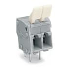 Wago Contact - Borne pour CI poussoir manuel 2,5mm² pas 5/5.08mm 10 pôles, gris