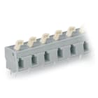 Wago Contact - Barrettes a bornes pour circuits imprimes, 2 broches a souder,poussoir droit,8 p