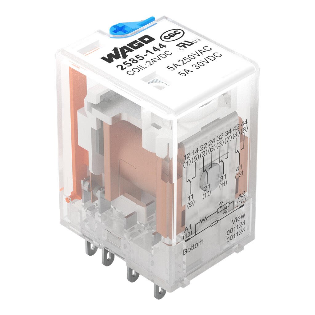 Wago Contact - Relais 4 RT - 24 V DC - 5 A