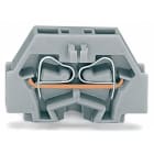 Wago Contact - Borne modulaire 2C / 1,5 mm² / Gris / Bride de fixation