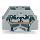 Wago Contact - Borne modulaire 4C / 1,5 mm² / Orange / Bride de fixation