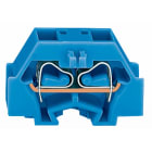Wago Contact - Borne modulaire 4C / 1,5 mm² / Bleu / Bride de fixation