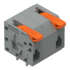 Wago Contact - Borne pour circuits imprimés Levier 1,5mm² pas 11,5mm 2 pôles, gris
