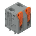 Wago Contact - Borne pour circuits imprimés Levier 1,5mm² pas7.5mm 2 pôles, gris