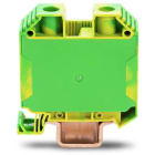 Wago Contact - Borne de protection pour 2 conducteu 35mm², vert-jaune