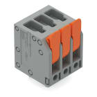 Wago Contact - Borne pour CI Levier 4mm² pas 5mm 3 pôles, gris