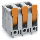 Wago Contact - Borne pour CI Levier 4mm² pas7.5mm 3 pôles, gris