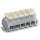 Wago Contact - Barr borne 4C 2.5mm² 12 pôles /A/BR/FIX