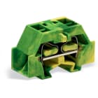 Wago Contact - Borne d'extrémité 4C / 2,5 mm² / Vert-Jaune