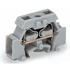 Wago Contact - Borne modulaire 2C / 2,5 mm² / Gris / Bride de fixation / Sans poussoir