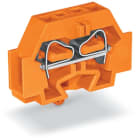 Wago Contact - Borne modulaire 2C / 4 mm² / Orange / Pied de fixation