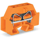 Wago Contact - Borne d'extrémité 2C / 4 mm² / Orange