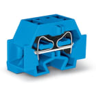 Wago Contact - Borne modulaire 4C / 4 mm² / Bleu / Bride de fixation