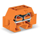 Wago Contact - Borne d'extrémité 2C / 4 mm² / Orange