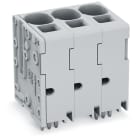 Wago Contact - Borne pour CI 16mm² pas 10mm 2 pôles, gris