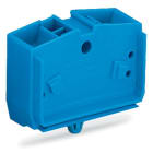 Wago Contact - Borne modulaire 4C / 2,5 mm² / Pied fixation encliquetable / Bleu