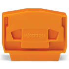 Wago Contact - Plaque d'extrémité / Orange