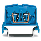 Wago Contact - Borne de passage 2C TS 35 / Bleu