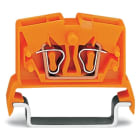 Wago Contact - Borne de passage 2C TS 35 / Orange