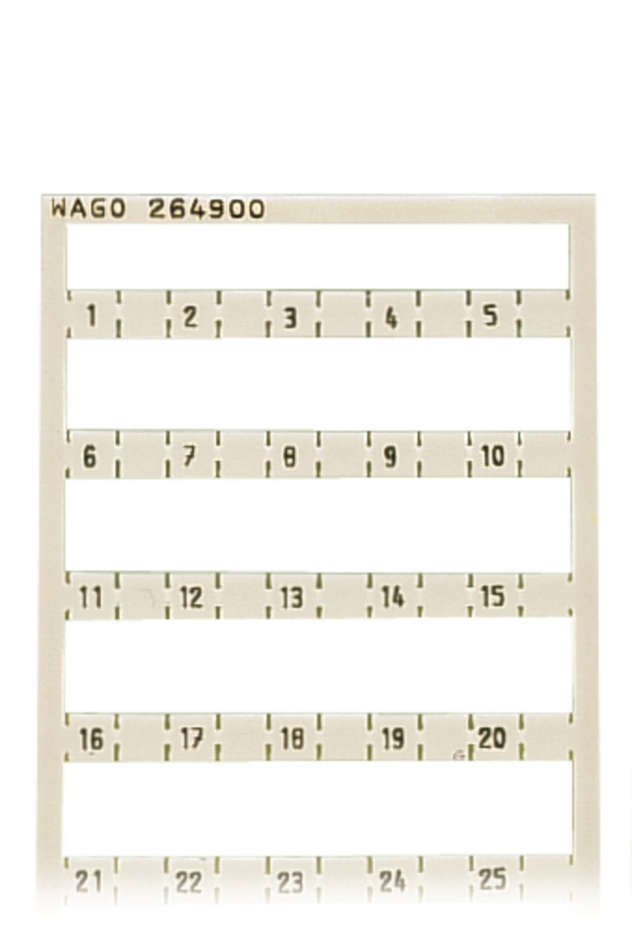 Wago Contact - WSB repérage / Rapide miniature 1....50