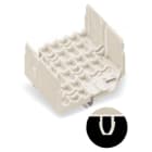 Wago Contact - Porte-cond partie inf/pied/blanc