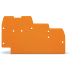 Wago Contact - Plaque d'extrémité et intermédiaire 3C IK / AK / Orange