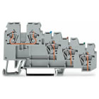 Wago Contact - Borne pour capteur 4C / Gris