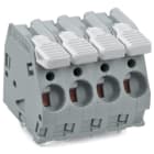 Wago Contact - Borne pour CI Levier 6mm² pas7.5mm 12 pôles, gris