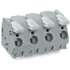 Wago Contact - Borne pour CI Levier 6mm² pas12.5mm 3 pôles, gris