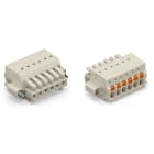 Wago Contact - Connecteur femelle pour 1 conducteur 100% protégé contre l'inversion, gris clair