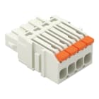 Wago Contact - Connecteur femelle pour 1 conducteur; Levier; Push-in CAGE CLAMP®; 1,5 mm²; Pas